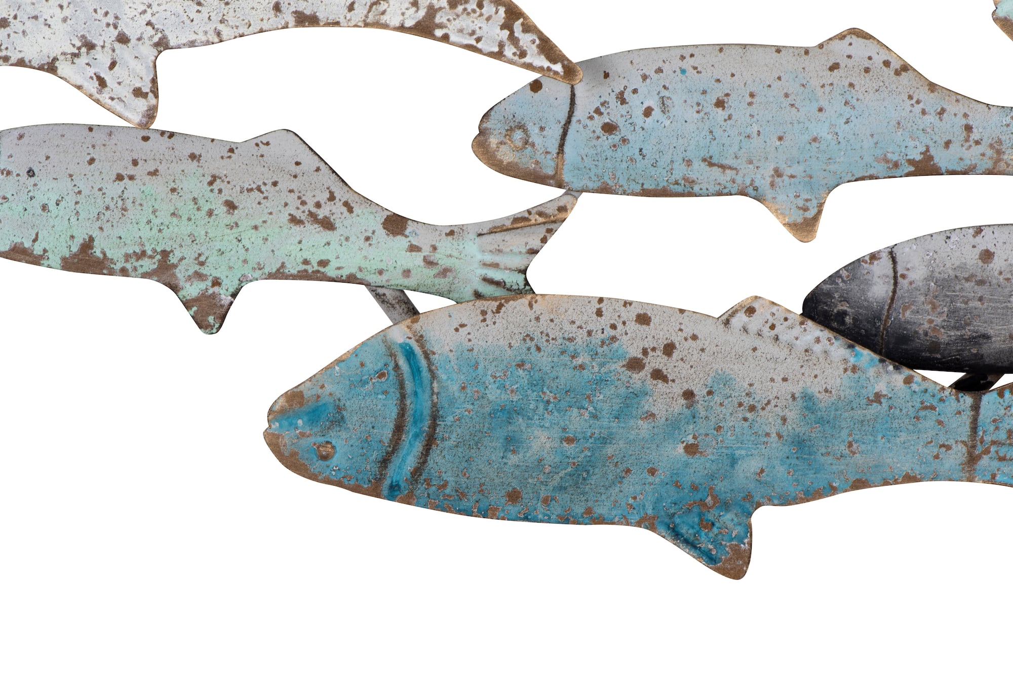 Hello Honey® 39.5" Metal School of Fish Wall Décor
